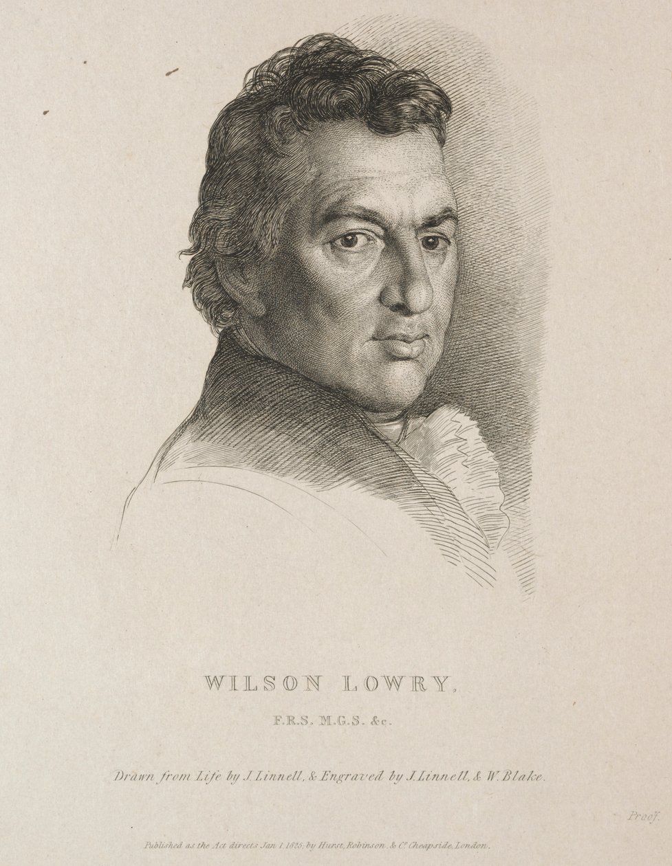 Wilson Lowry, 1825 de William Blake