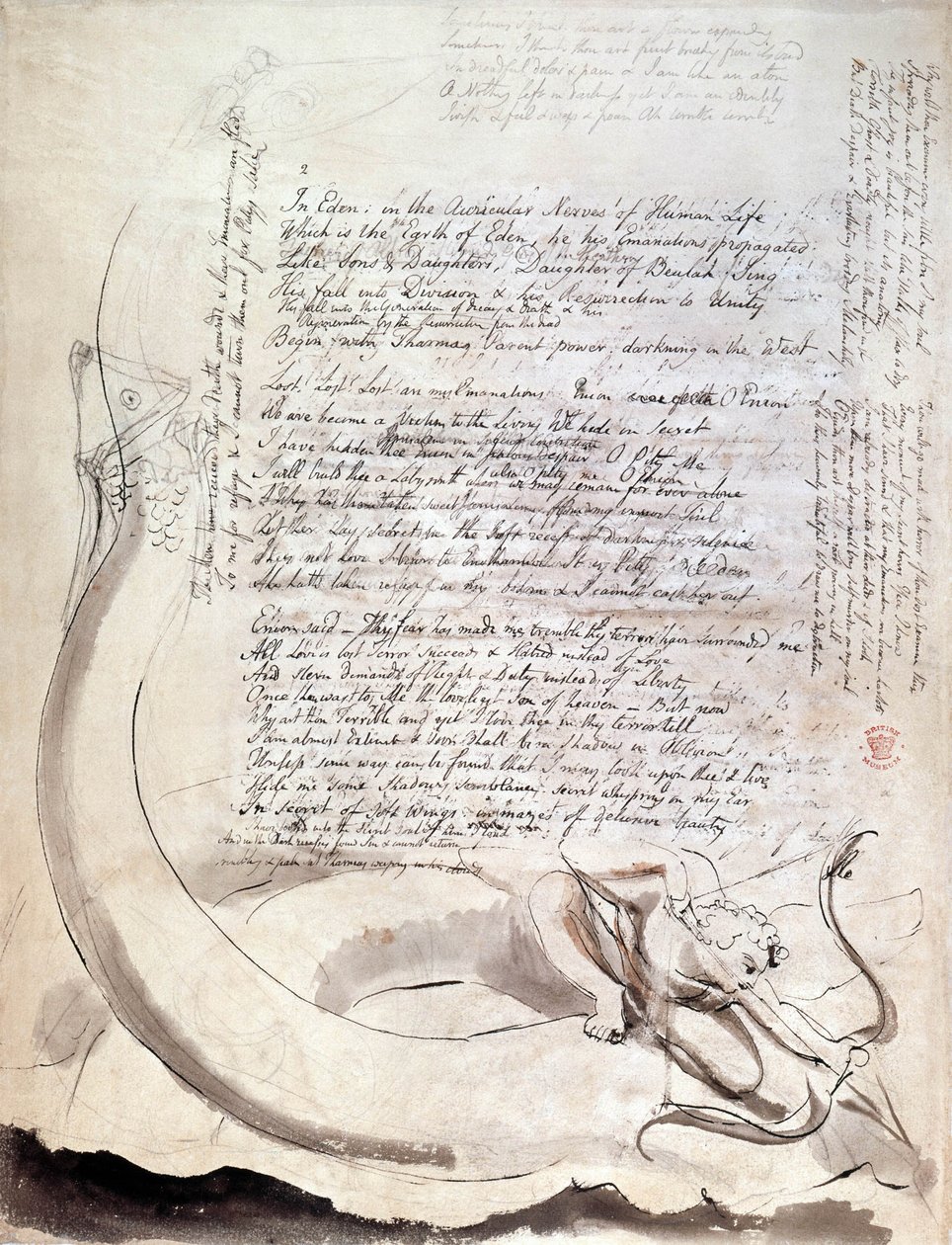 Ilustró el poema 