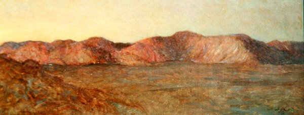 Desierto de El Kab, resplandor de William Blake Richmond