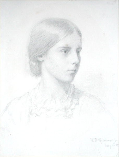 Retrato de una joven de William Blake Richmond