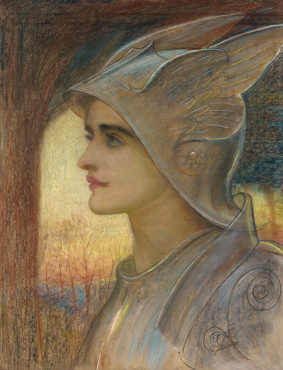 Santa Juana de Arco de William Blake Richmond