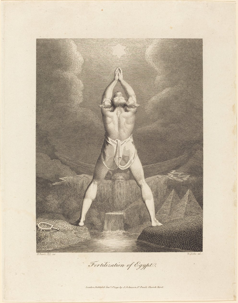 Fertilización de Egipto de William Blake after Henry Fuseli
