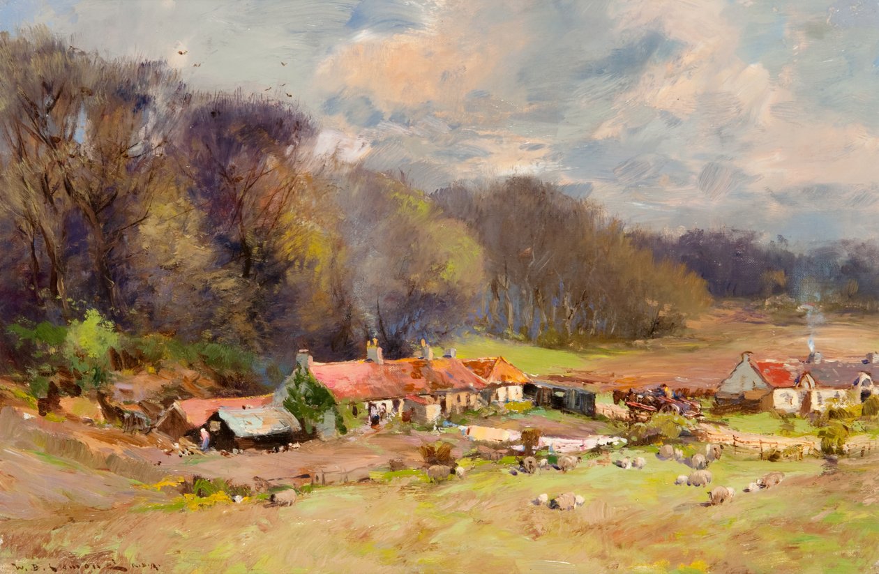 Bog Earn, Fife [o Escena de Fife] de William Bradley Lamond