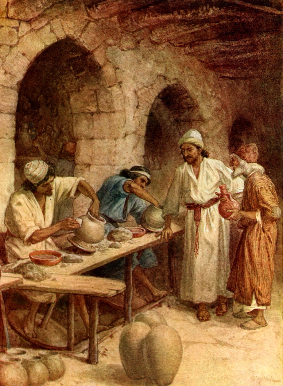 Jeremías y el alfarero de William Brassey Hole