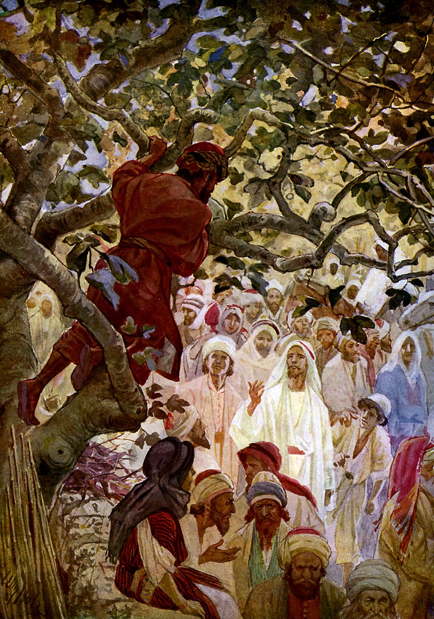 Jesús y Zaqueo - Biblia de William Brassey Hole