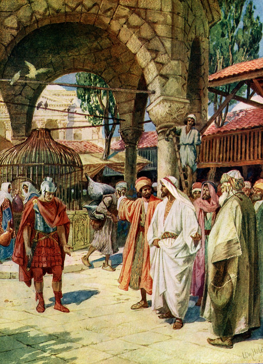 Jesús sana al siervo de un centurión de William Brassey Hole