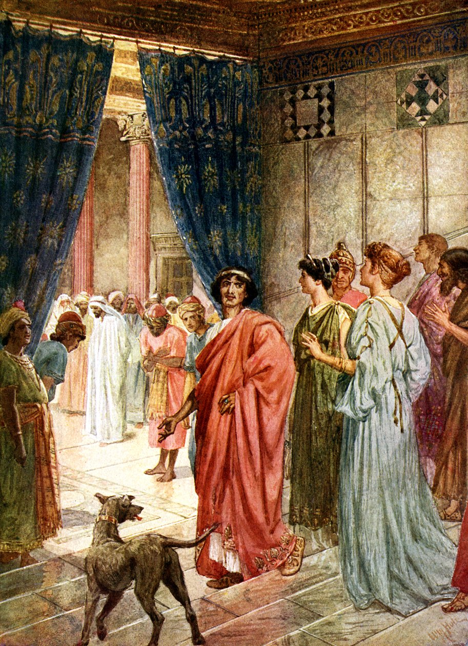 Jesús es enviado a Herodes - Biblia de William Brassey Hole