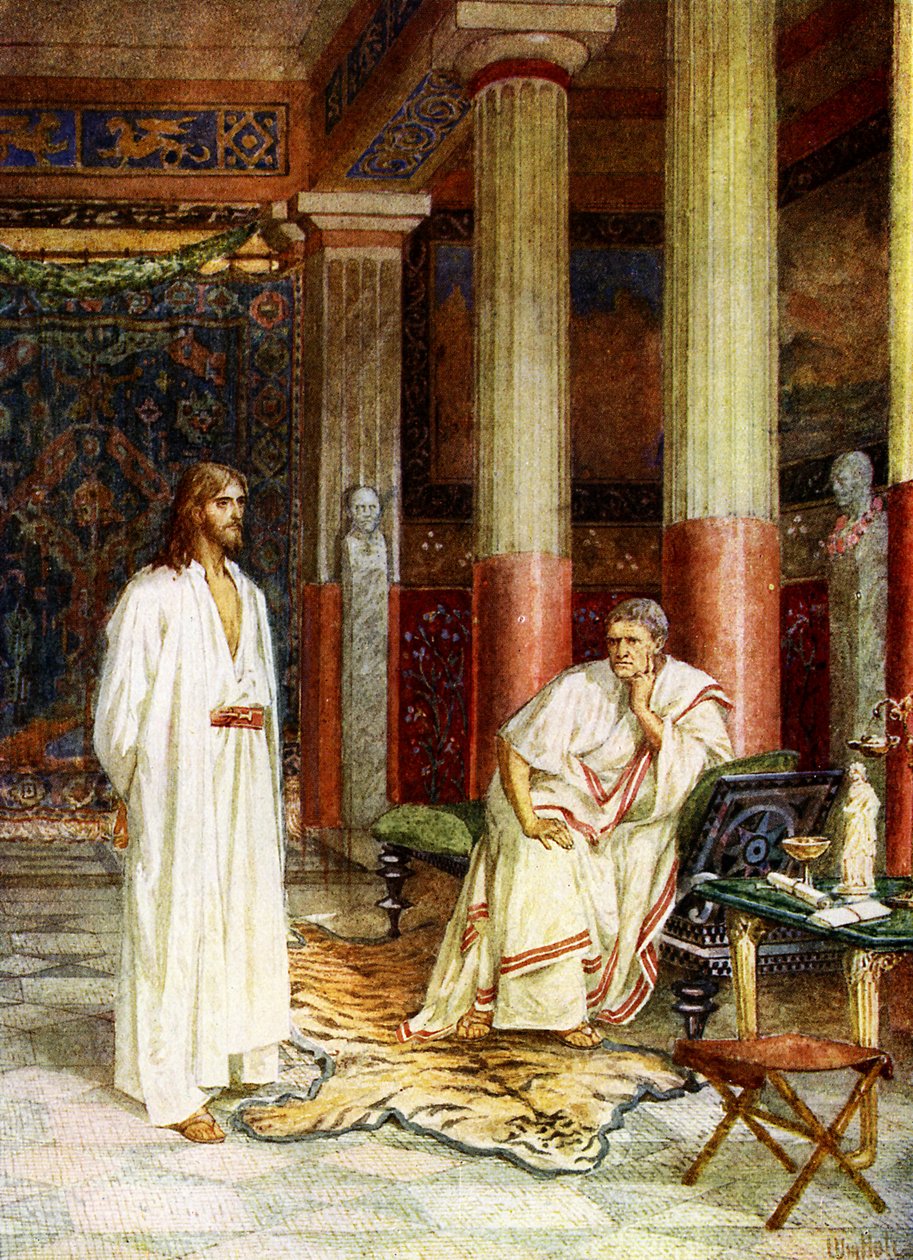 Jesús ante Pilato - Biblia de William Brassey Hole