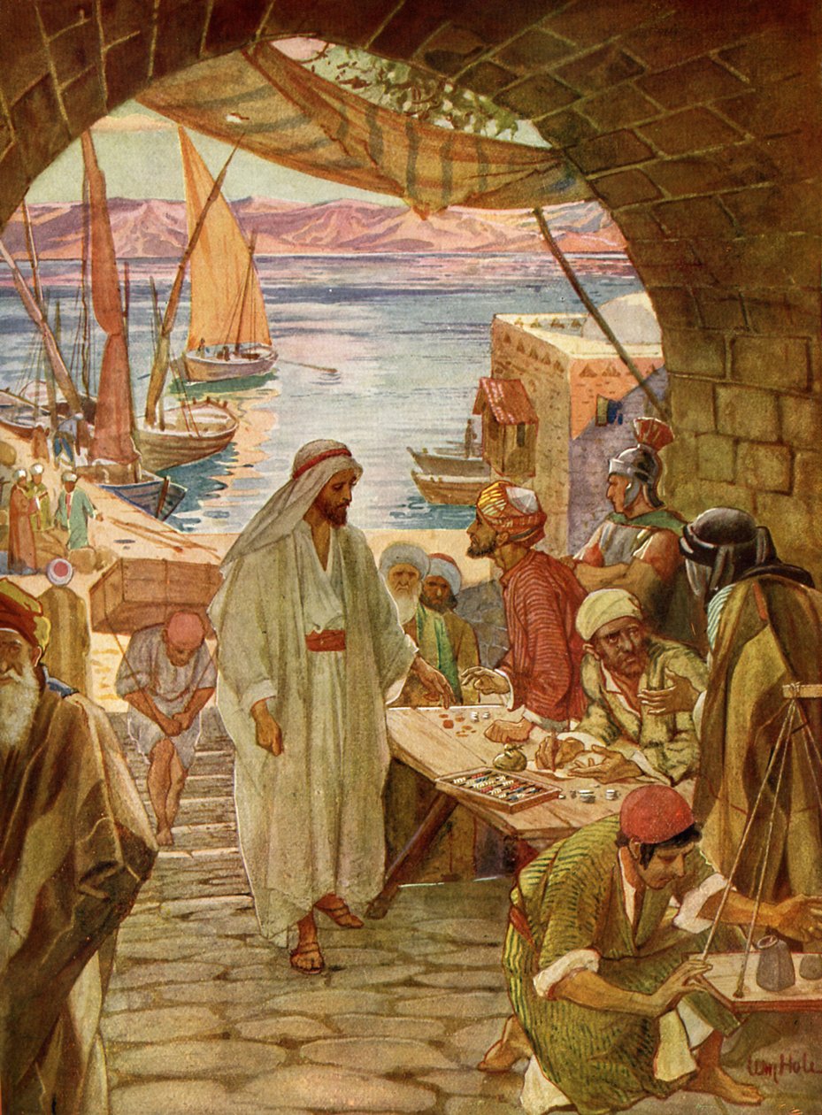 Mateo (Leví) es llamado a ser discípulo - Biblia de William Brassey Hole