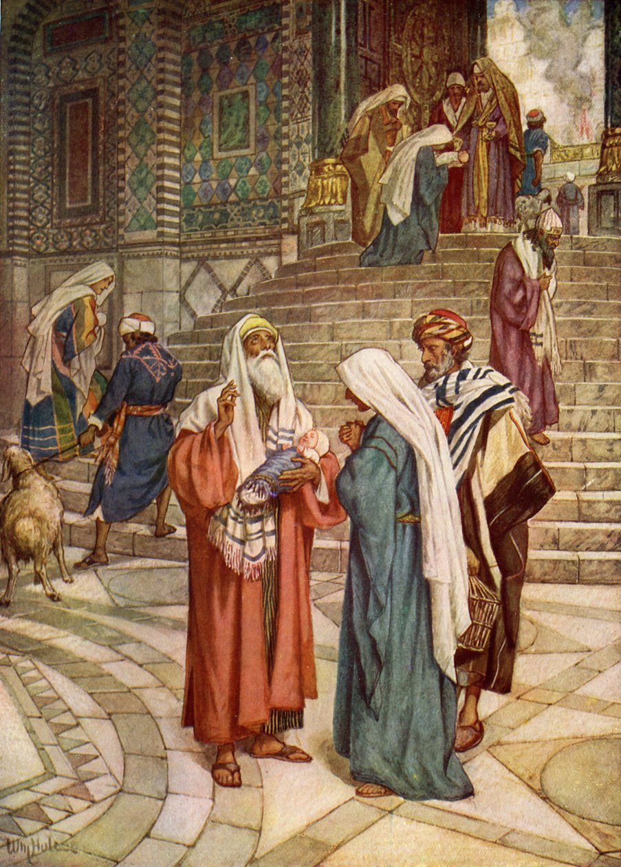 Simeón el justo - Biblia de William Brassey Hole