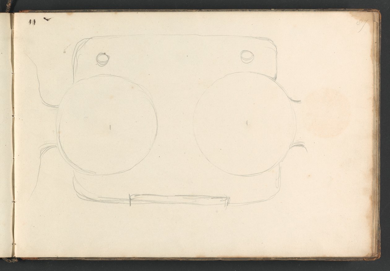 Boceto de un dispositivo desconocido de William Brockedon