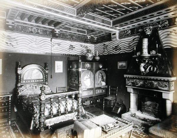 El dormitorio de William Burges de William Burges