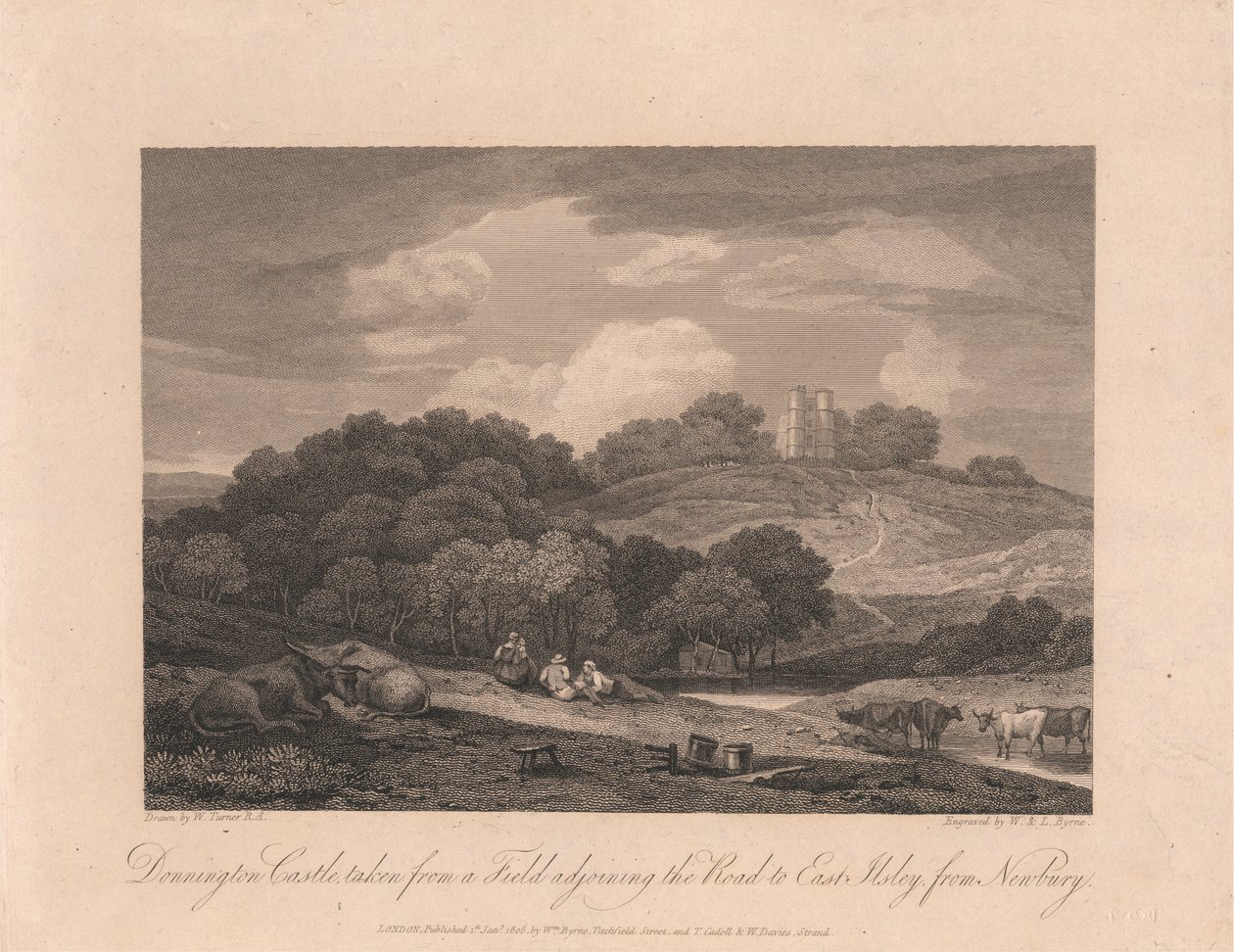 Castillo de Donnington de William Byrne