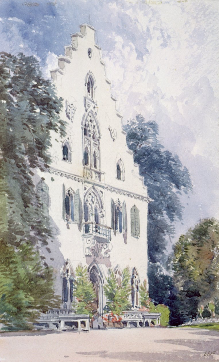 Recuerdos de Rosenau, el lugar de nacimiento de SAR El Príncipe Consorte, esposo de la Reina Victoria de William Callow