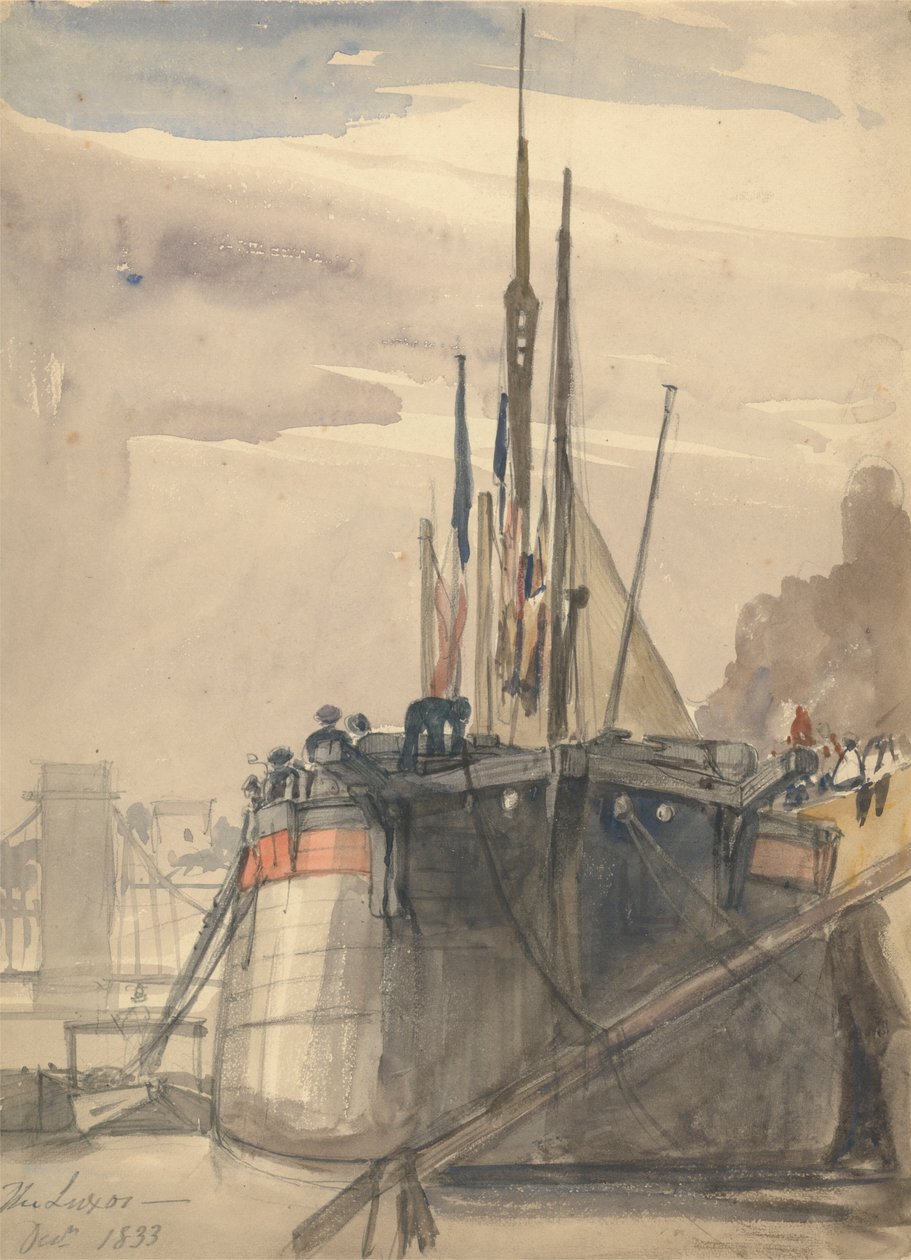 El Luxor, París, diciembre de 1833 de William Callow