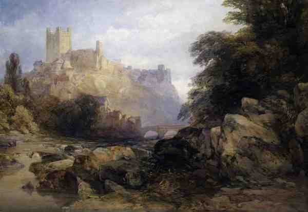La Ciudad y el Castillo desde el Río, c.1860 de William Callow