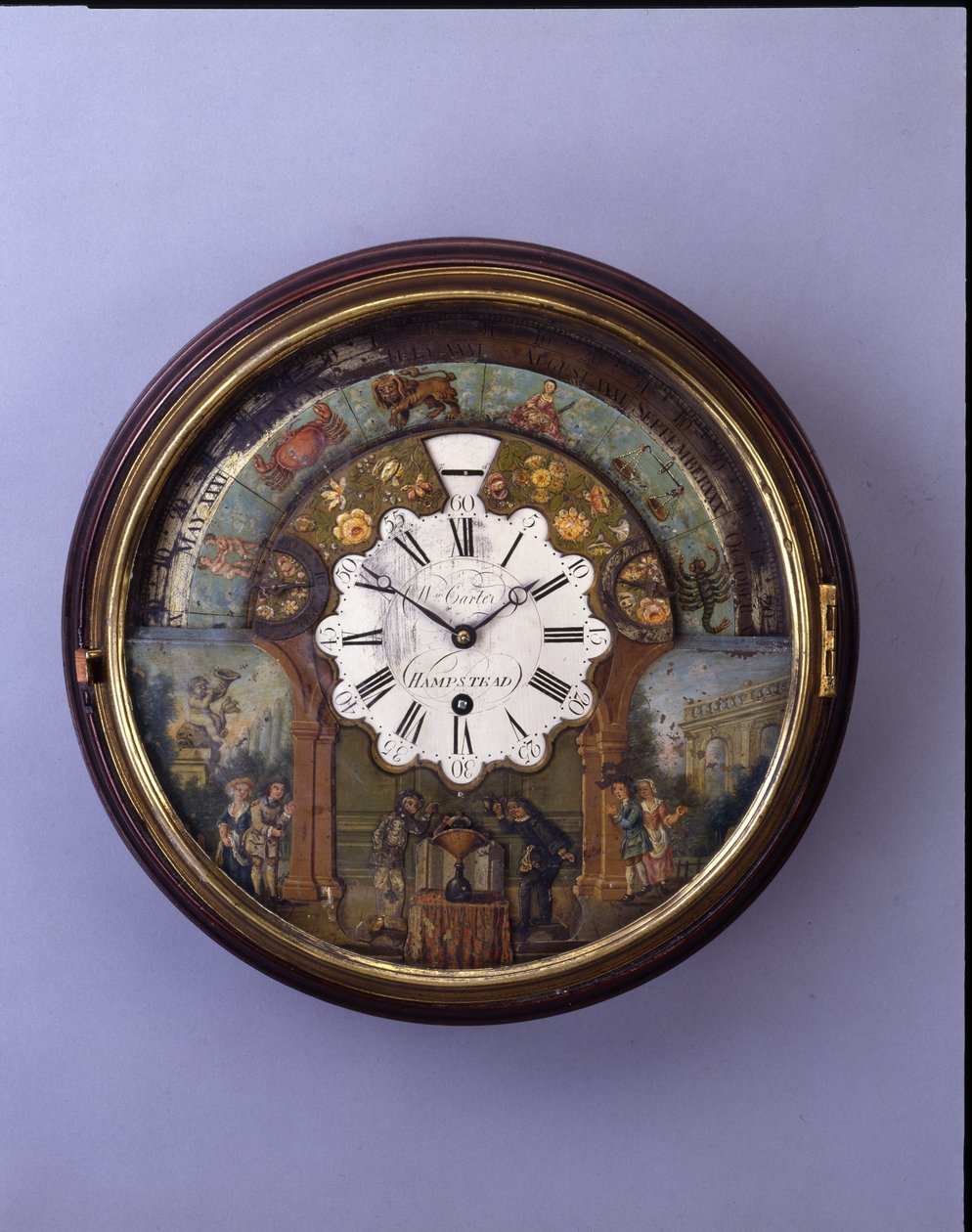 Reloj de esfera, finales del siglo XIX, esfera c.1770 de William Carter