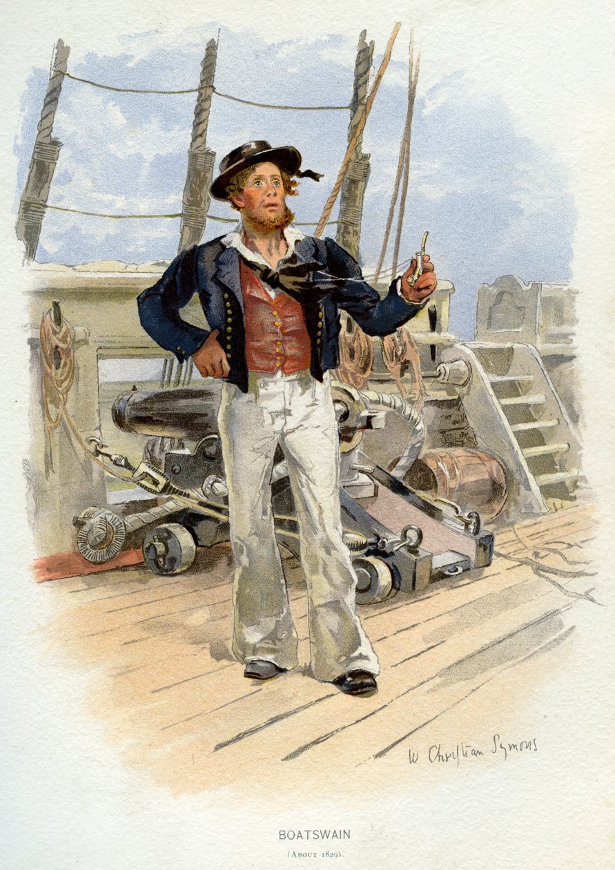 Contramaestre de la Royal Navy de William Christian Symons