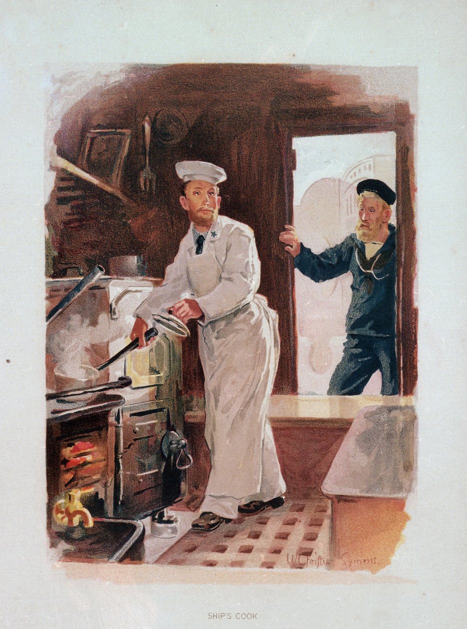 Cocinero del barco de William Christian Symons