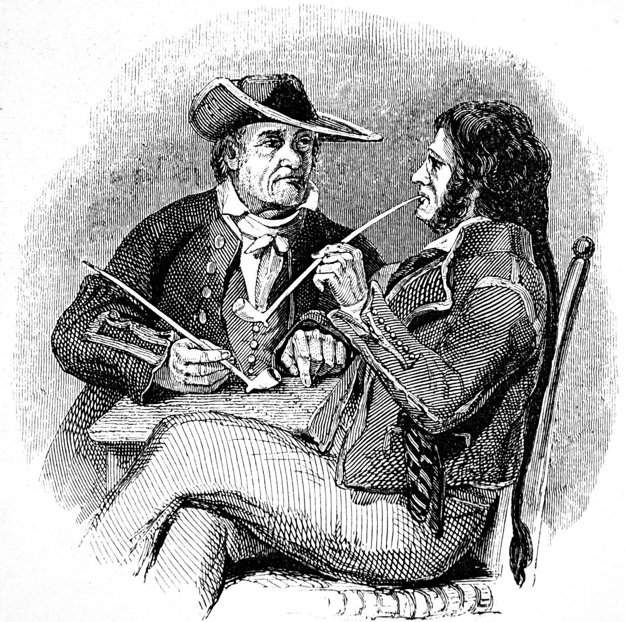 Viejos marineros disfrutando de una pipa de tabaco de William Clarkson (manner of) Stanfield