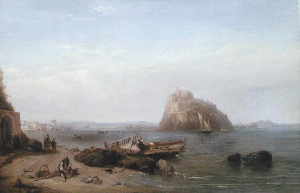 Una vista de Ischia de Clarkson Frederick Stanfield