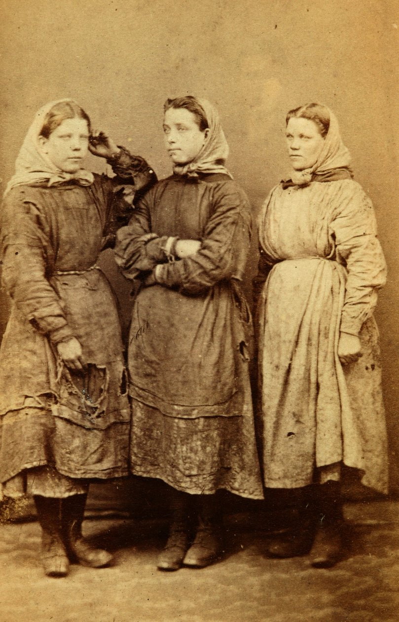 Trabajadores de la fábrica de hierro de Tredegar, Gales de William Clayton