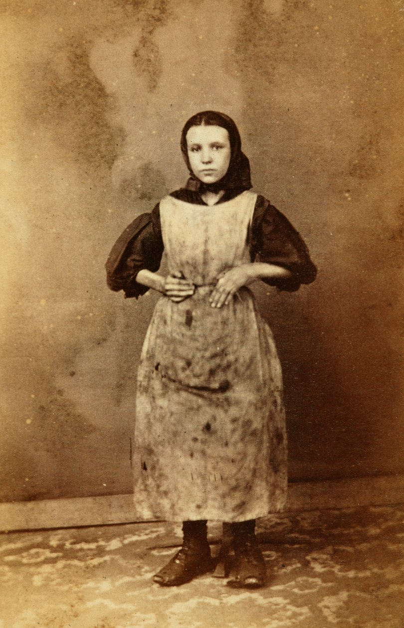 Trabajadores de la fábrica de hierro de Tredegar, Gales de William Clayton
