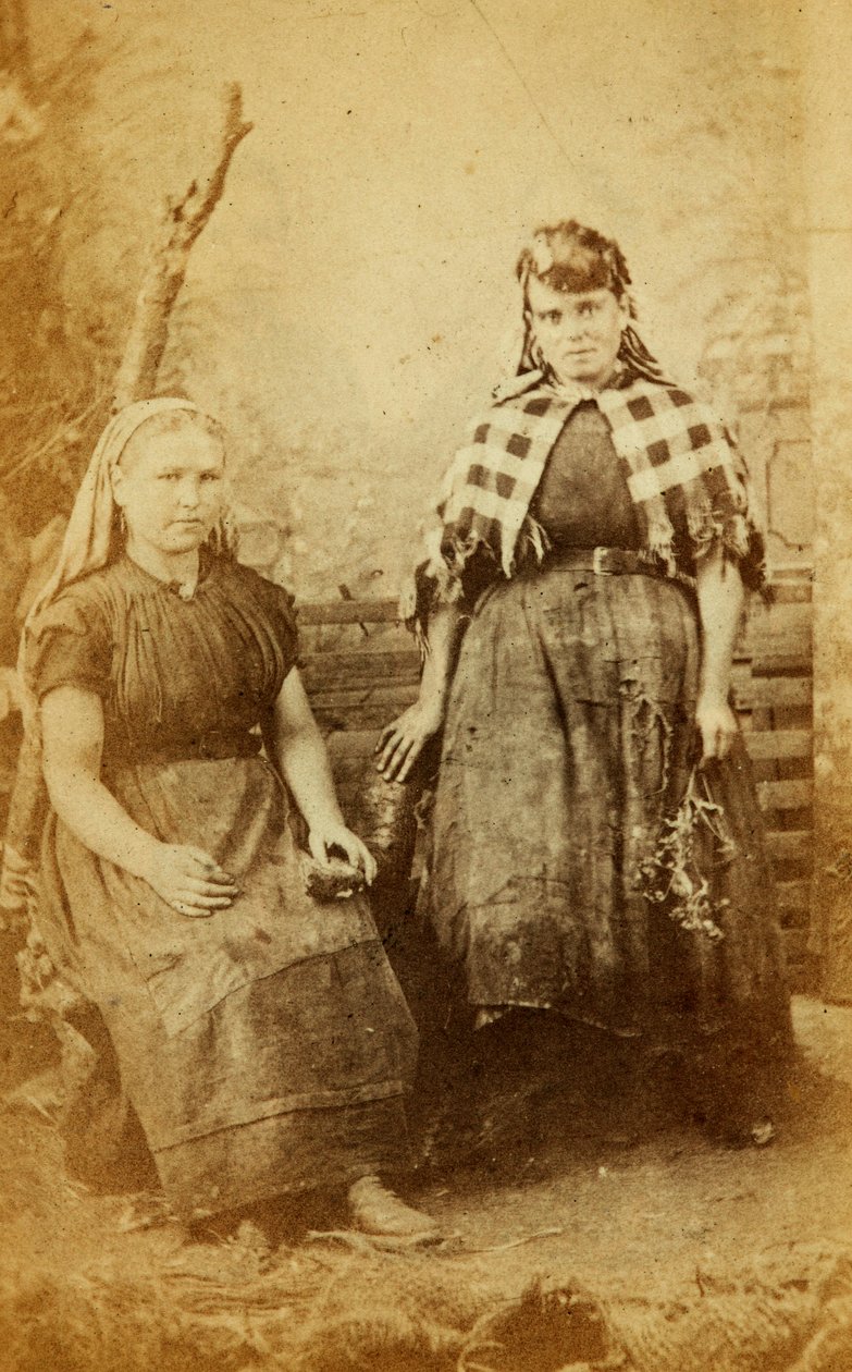 Trabajadores de la fábrica de hierro de Tredegar, Gales de William Clayton