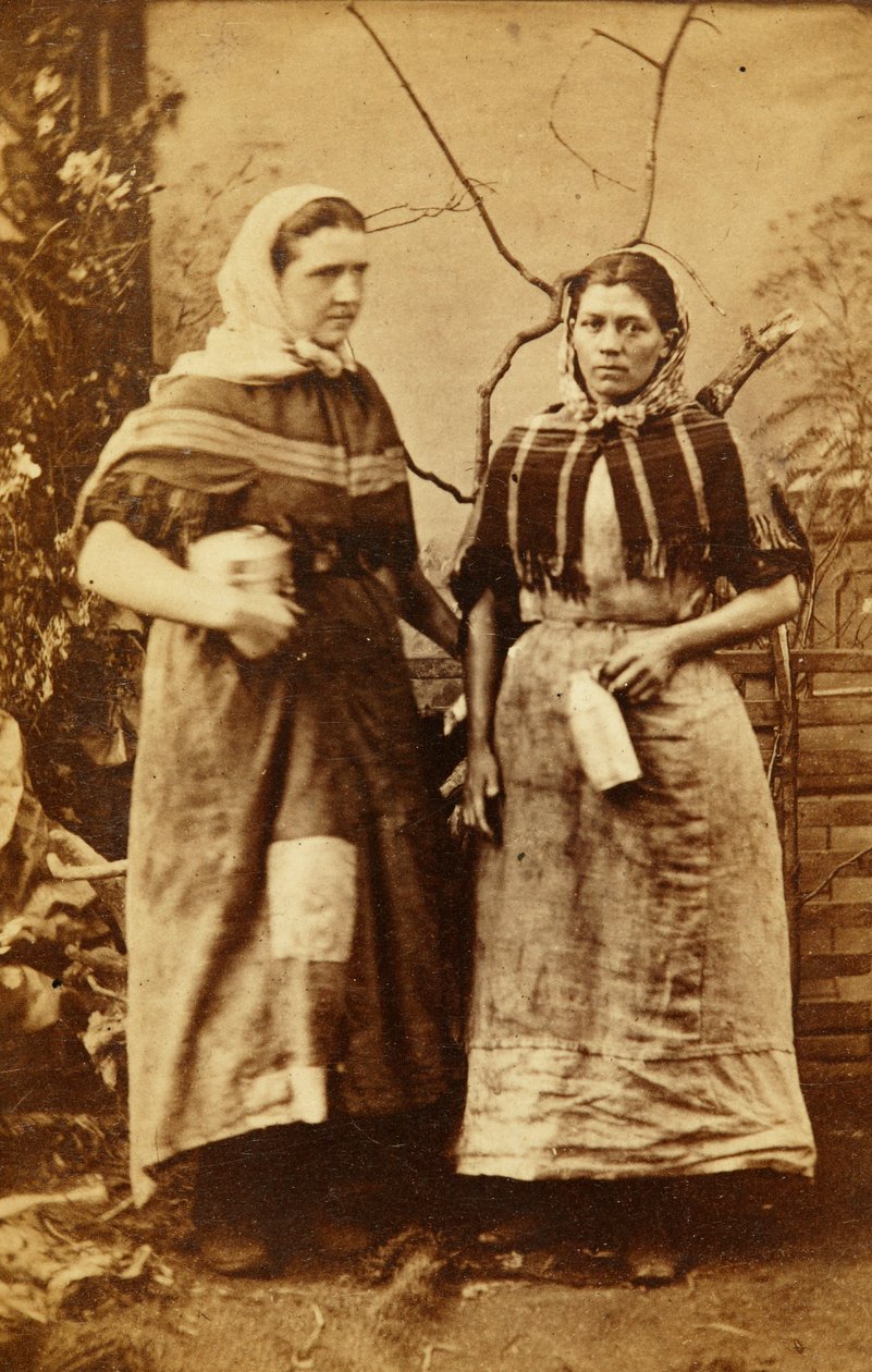 Trabajadores de la fábrica de hierro de Tredegar, Gales de William Clayton
