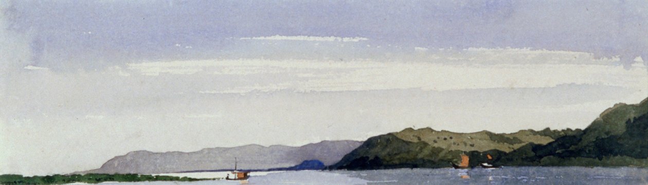 Colinas de Rajmahal desde arriba, India, 1843 de William Clerihew
