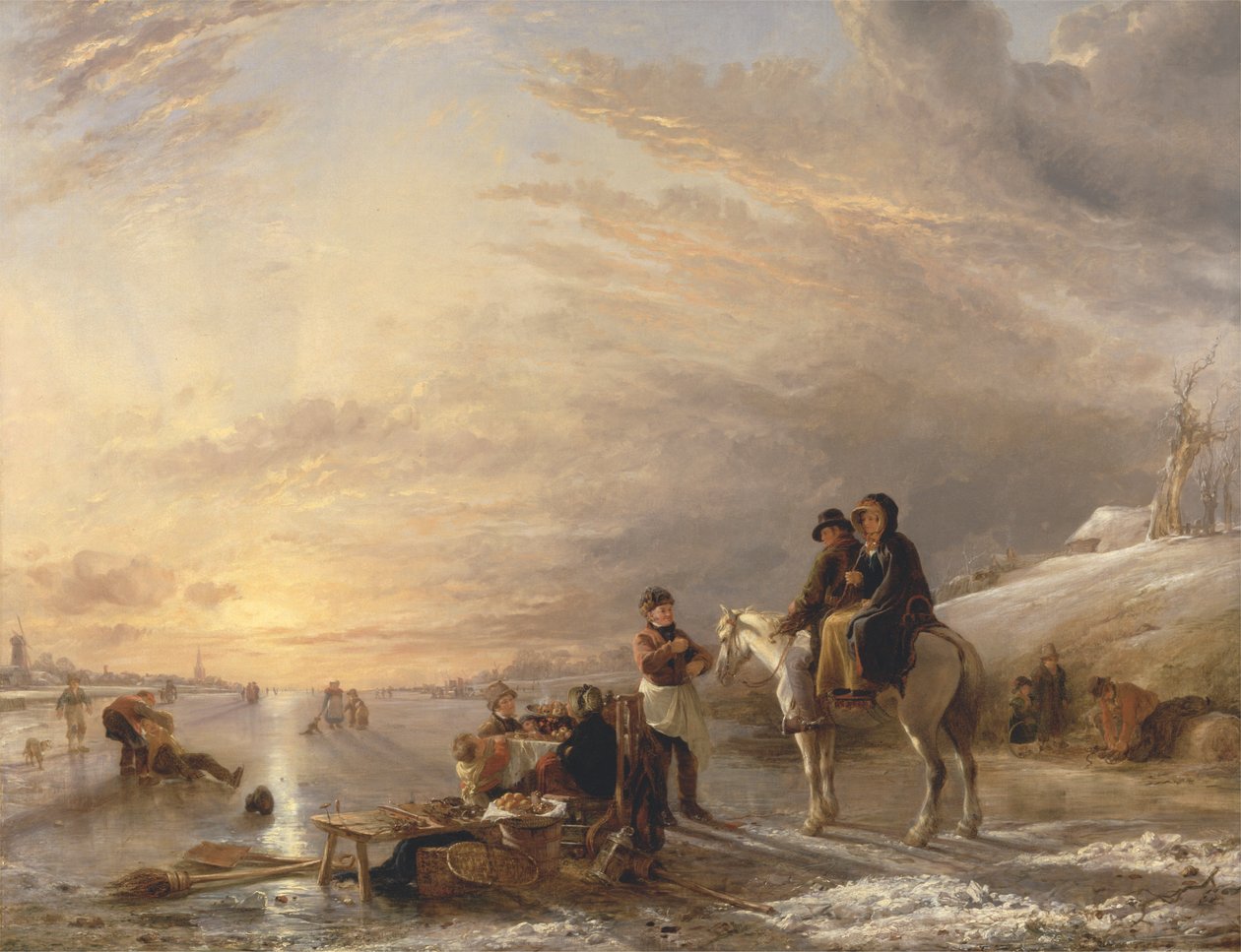 Escena de escarcha de William Collins