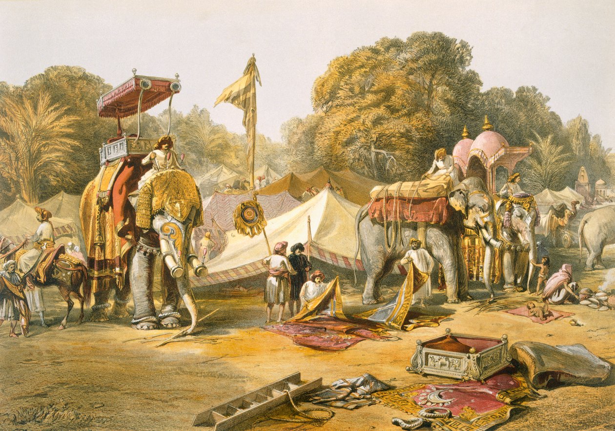 Pheel Khana, o Cuarteles de Elefantes, Campamento de Holcar, de 