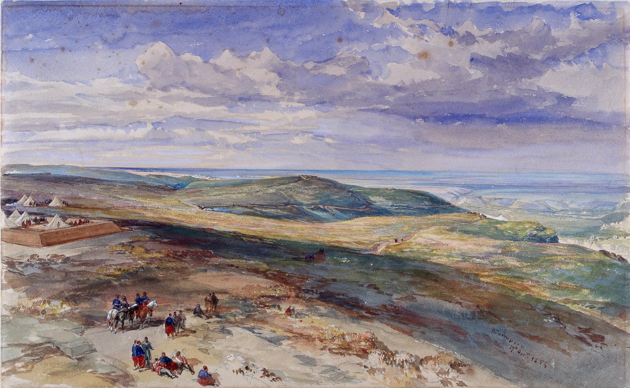 El campo de Inkerman, 17 de octubre de 1854 de William Crimea Simpson