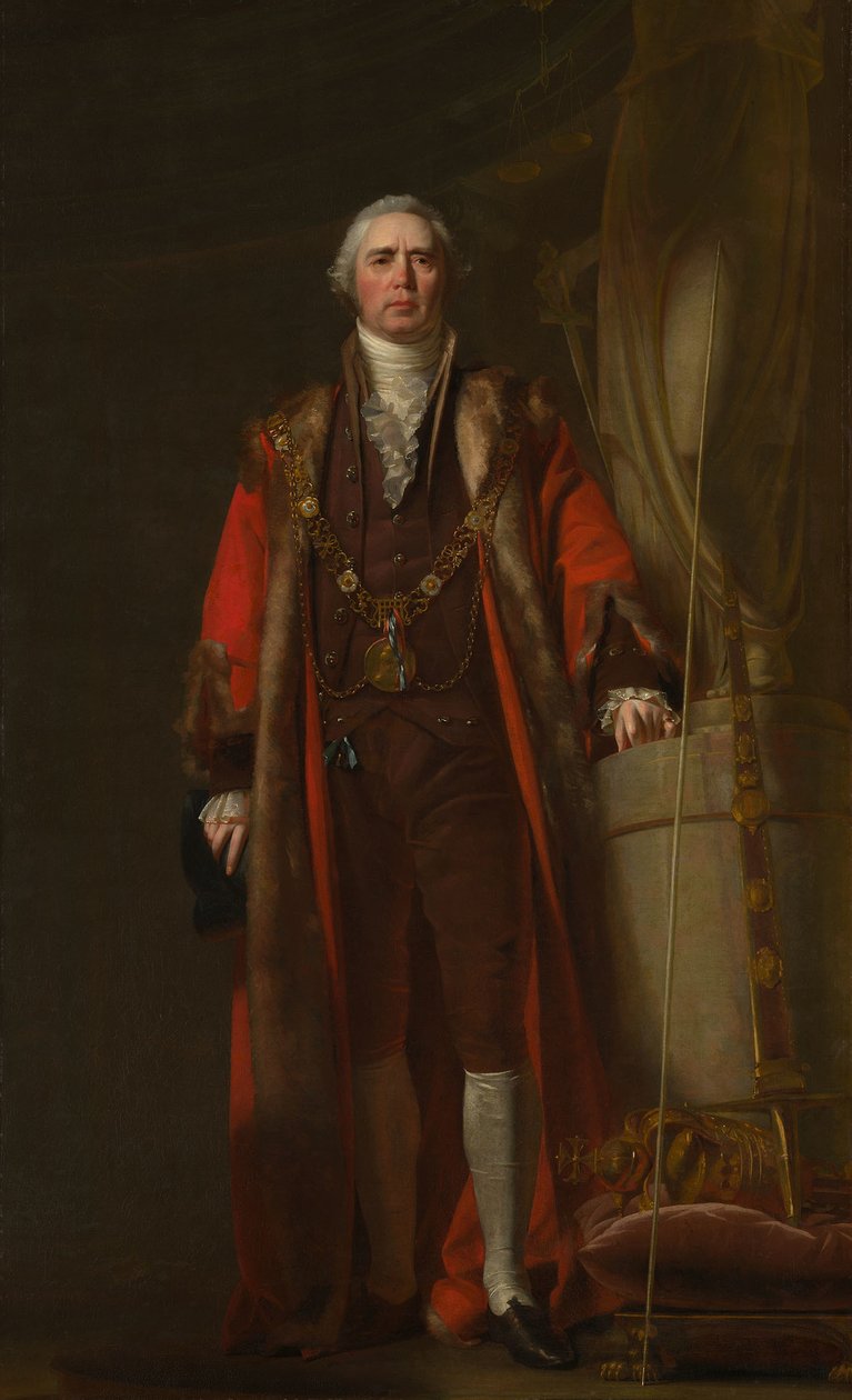 Charles Thorp como alcalde de Dublín, c.1800 de William Cuming