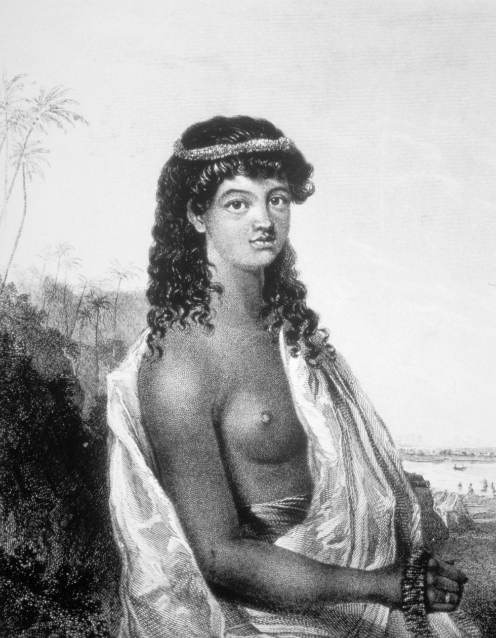 Joven de las Islas Sandwich Hawái, c. 1826 de William Dampier