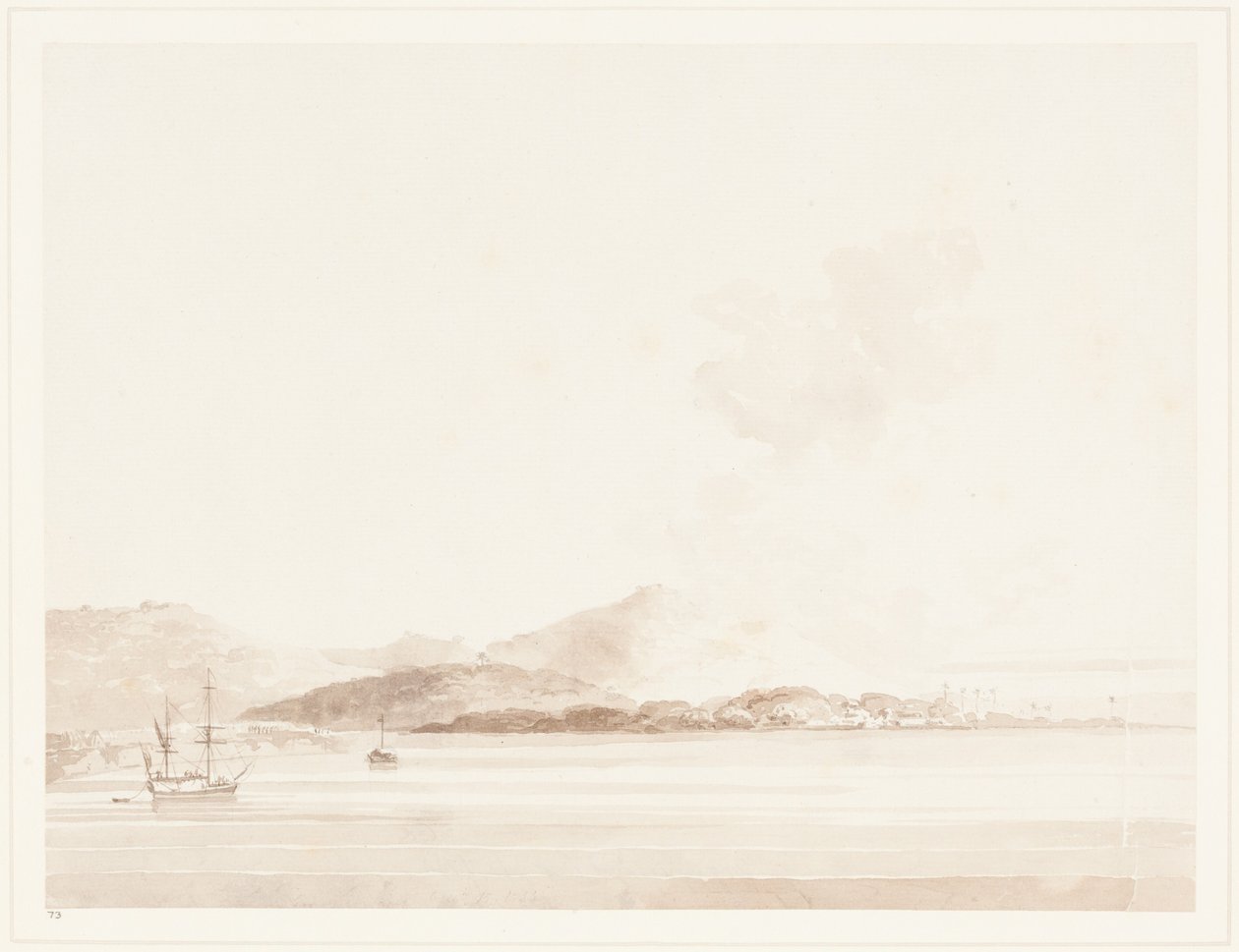 Una vista en la India de William Daniell