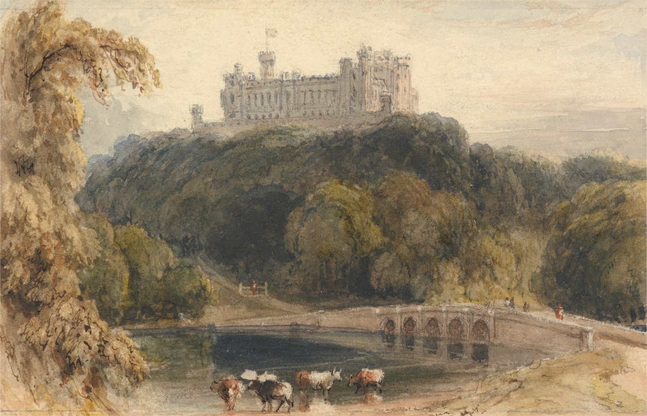 Castillo de Belvoir, Rutland de William Daniell