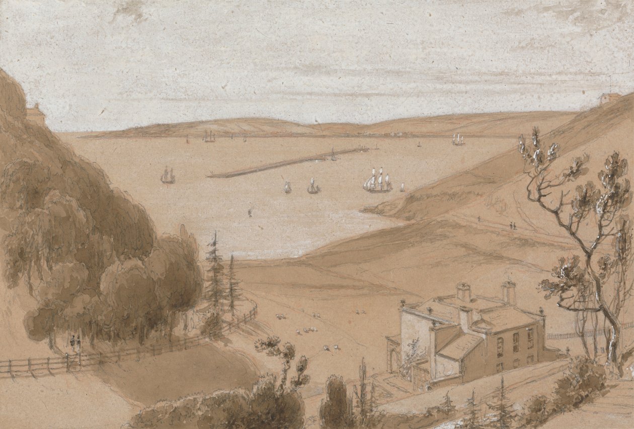 Bovisand, cerca de Plymouth de William Daniell