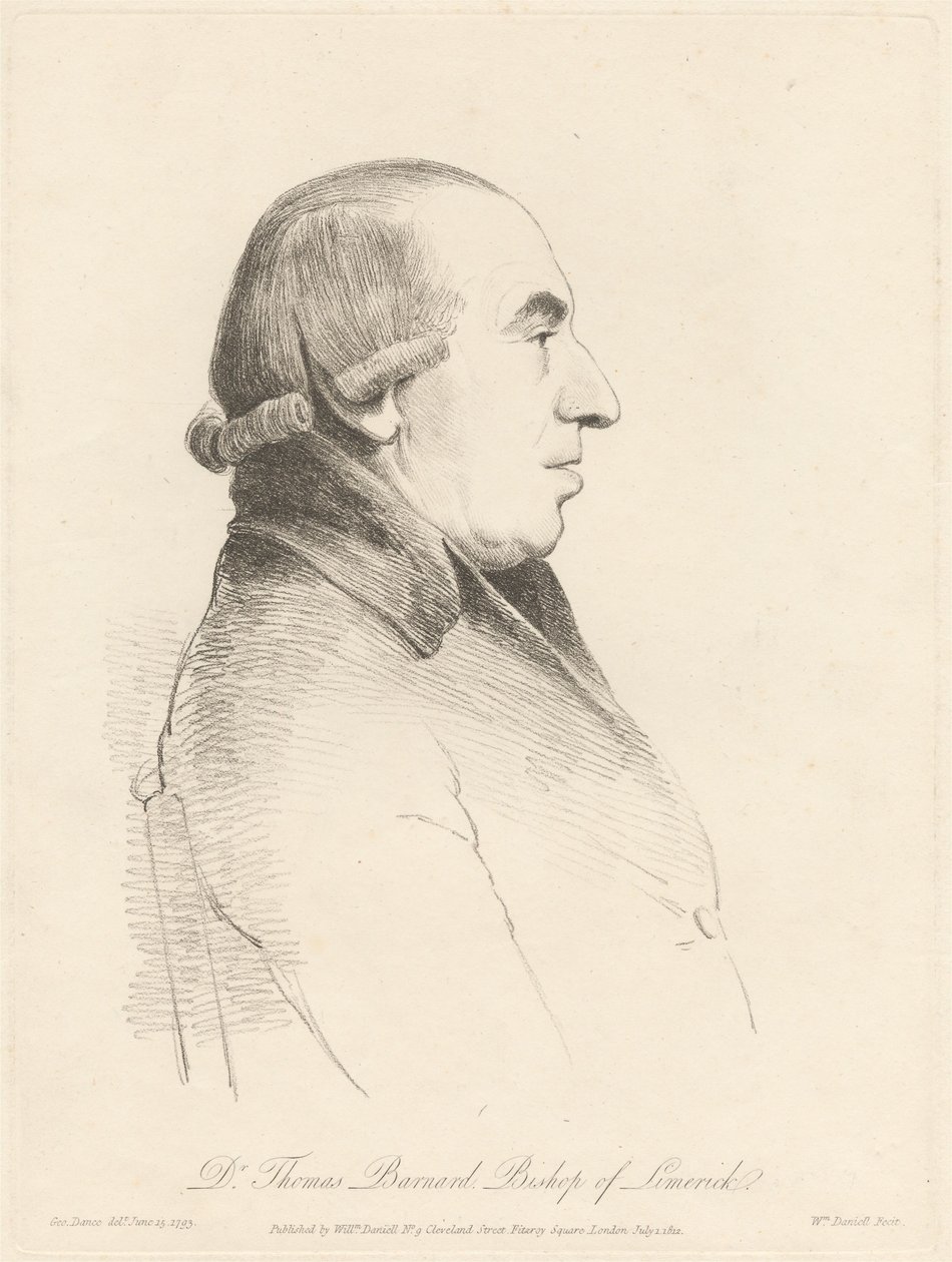 Dr. Thomas Barnard, obispo de Limerick de William Daniell