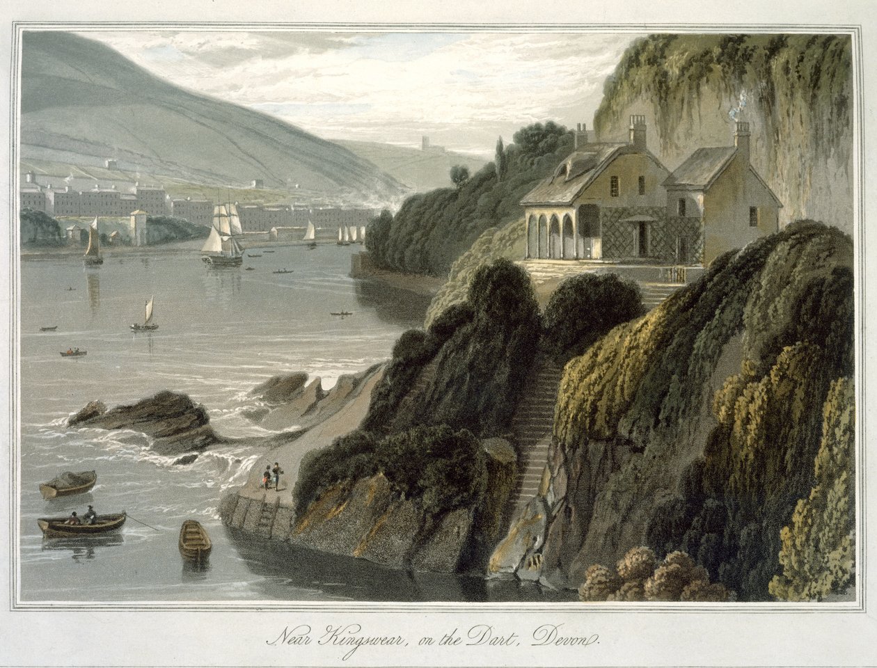 Cerca de Kingswear, en el Dart, Devon, del Volumen VIII de 