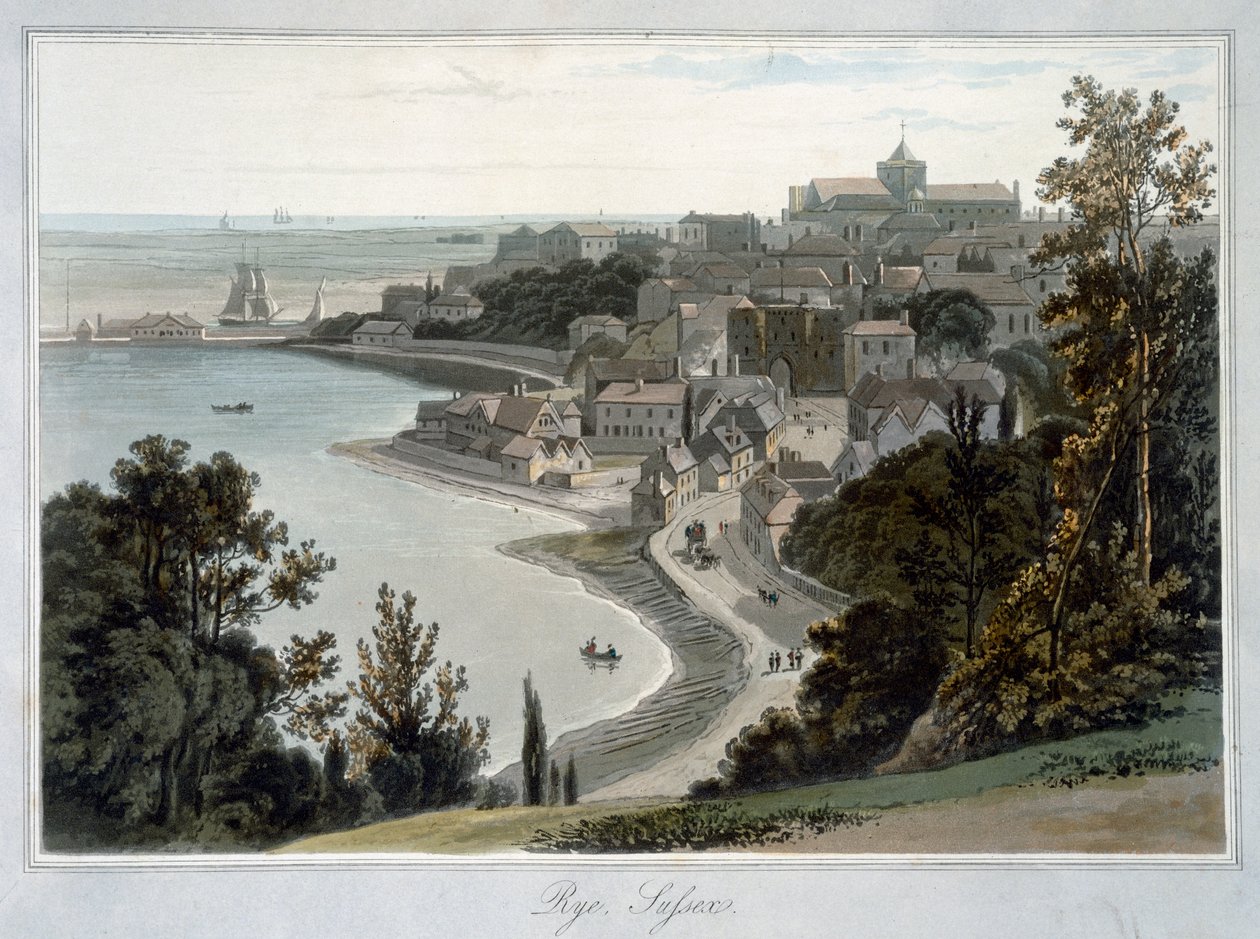 Rye, Sussex, 1823 de William Daniell