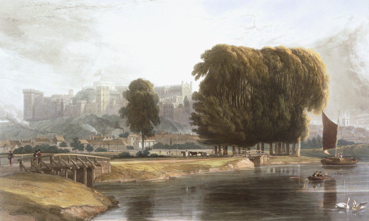 Castillo de Windsor desde el prado Brocas, de 