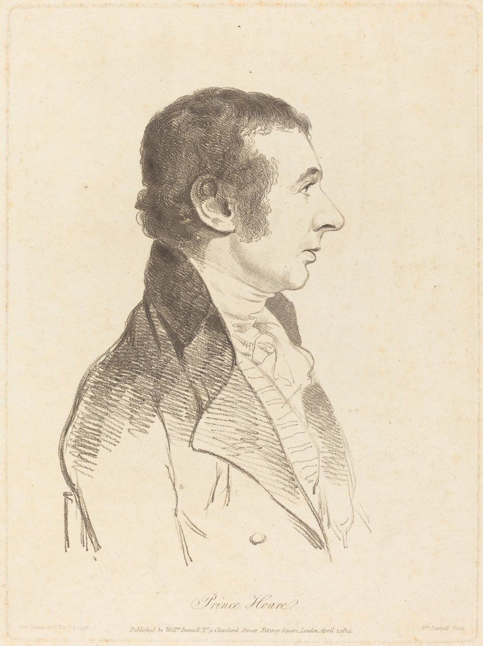 Prince Hoare de William Daniell after George Dance II