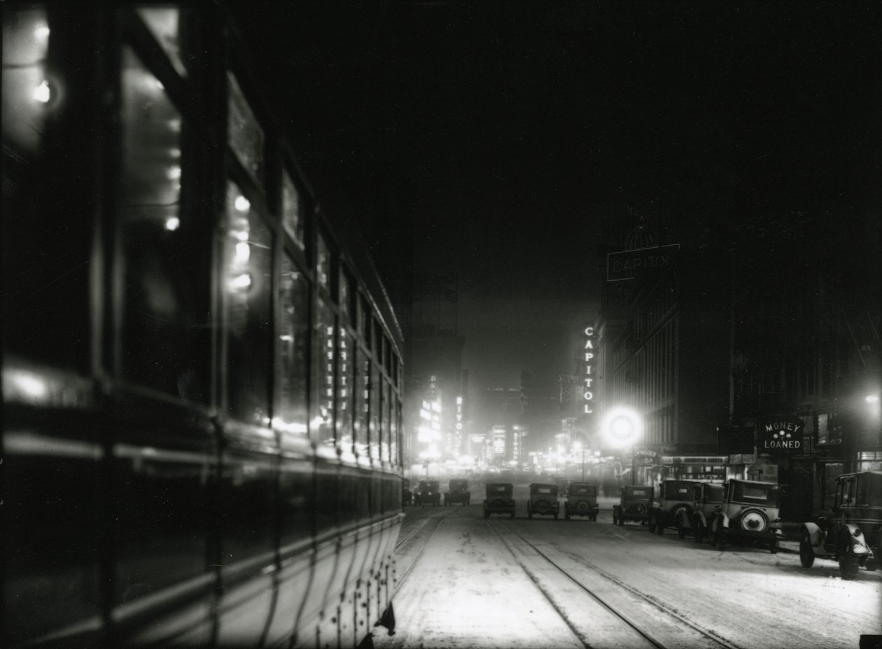 Vista Nocturna cerca de Times Square, c.1919-20 de William Davis Hassler