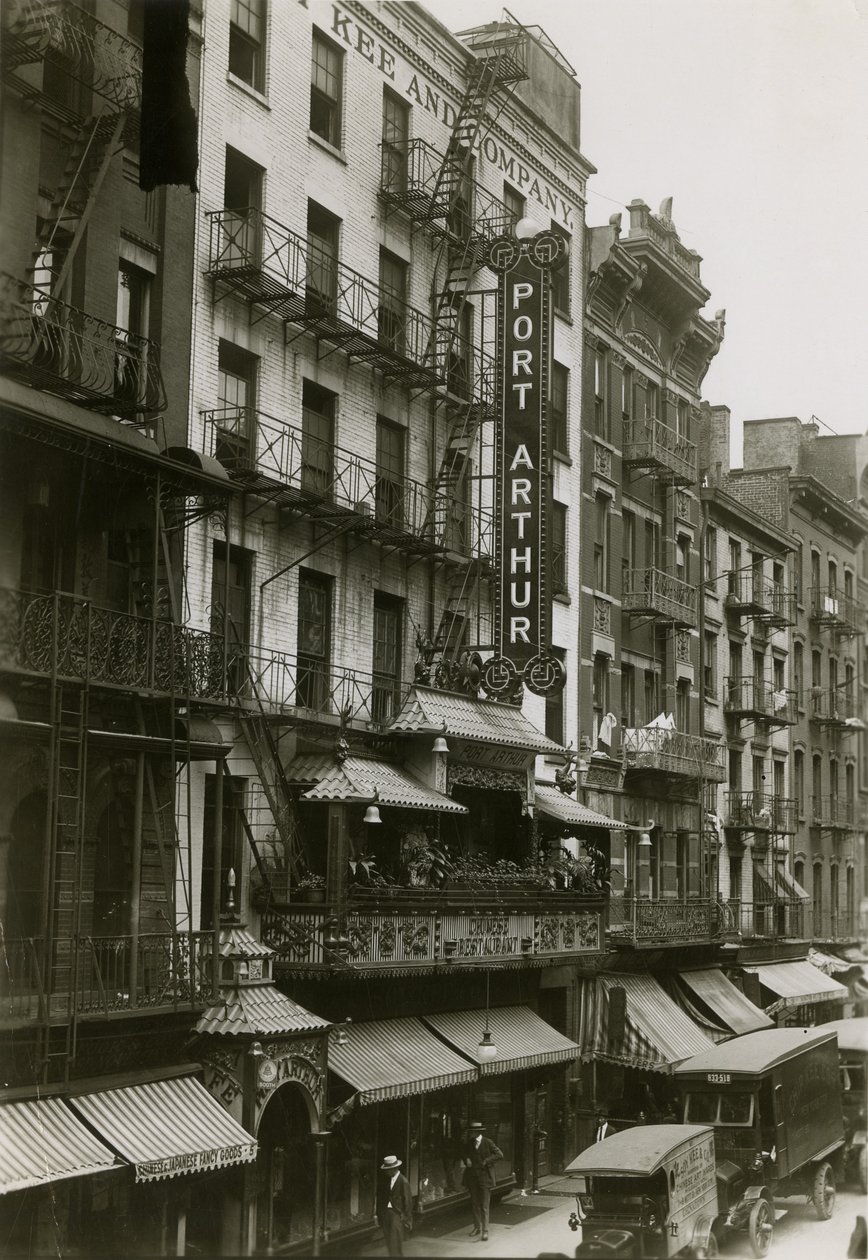 Restaurante Port Arthur, 7 Mott Street, Ciudad de Nueva York, 1919 de William Davis Hassler