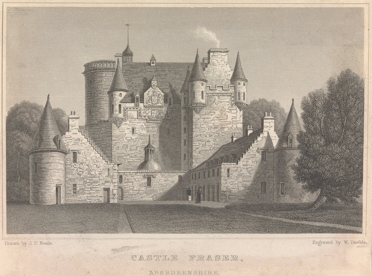 Castle Fraser, Aberdeenshire; página 4 (Volumen Dos) de William Deeble