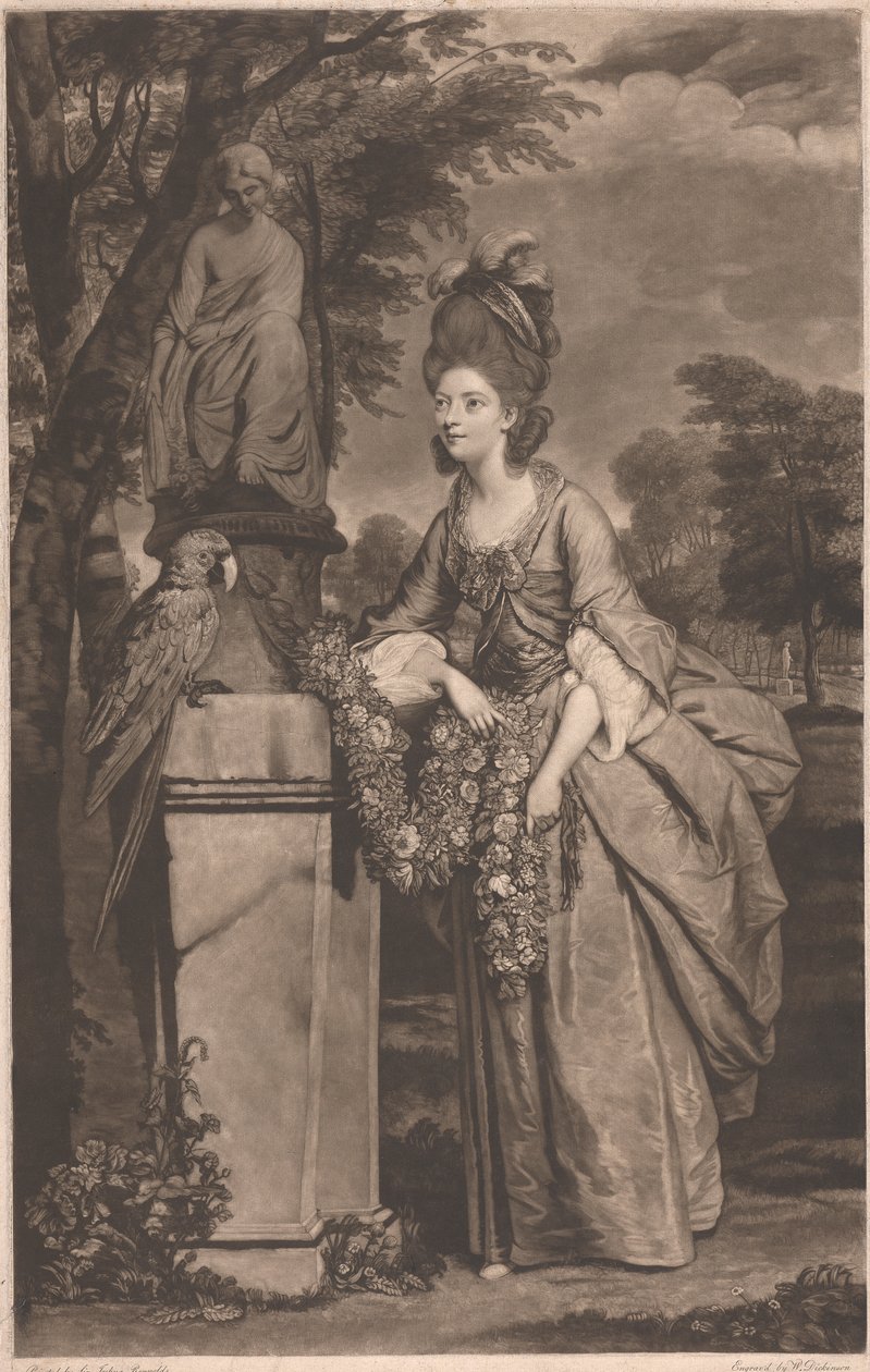 Elizabeth, Condesa de Derby de William Dickinson