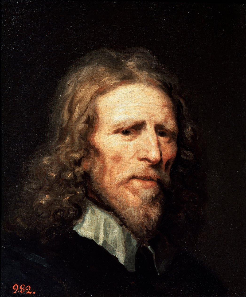Retrato de Abraham van der Doort, antes de 1640 de William Dobson