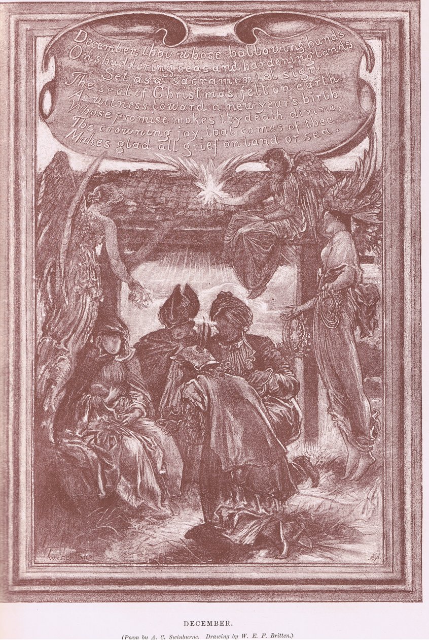 Diciembre, de The Magazine of Art 1893, Cassell and Company de William Edward Frank Britten