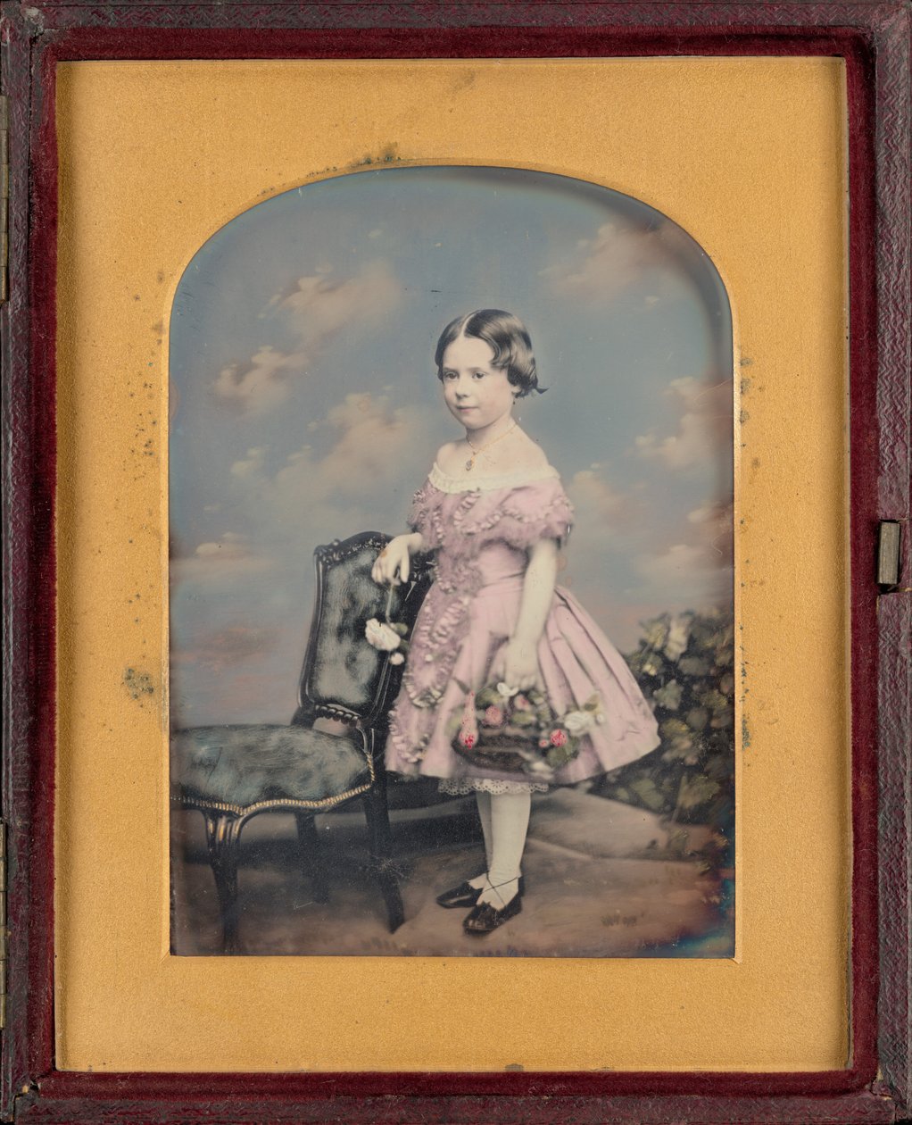 Retrato de niña,c. 1852 (foto) de William Edward Kilburn